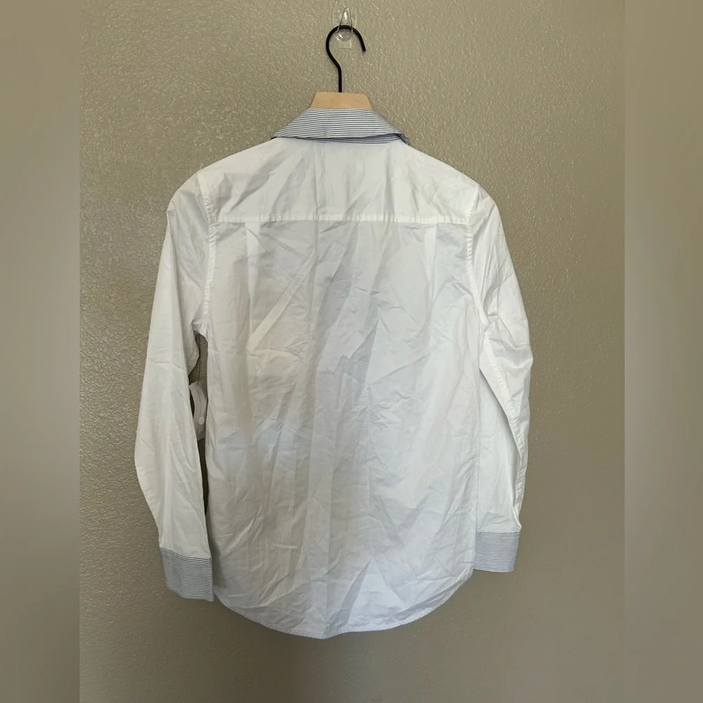 NWT Equipment Bright White Long Sleeve Shirt - Picture 2 of 10